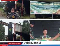 TNI YONIF TP 902 SRI PADUKA GOCAH Adakan Gerakan Pangan Murah