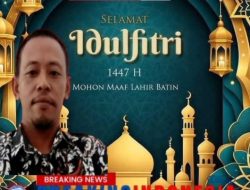 Suheri Ucapkan Selamat Lebaran Idul Fitri 1447 H