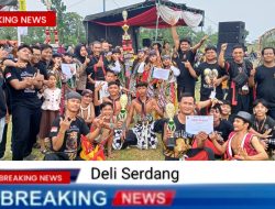 SINGOPATI SEBOMANGGOLO BERSINAR.! Tanah Deli Terguncang dalam Semarak Festival Reog Obyog Kampung Kolam 2026