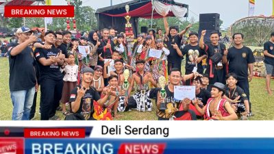 SINGOPATI SEBOMANGGOLO BERSINAR.! Tanah Deli Terguncang dalam Semarak Festival Reog Obyog Kampung Kolam 2026