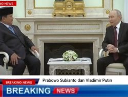 Presiden Prabowo Subianto dan Vladimir Putin Menjalin Hubungan Kerjasama