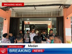 Forum Aktivis Mahasiswa Kota Medan Geruduk Disperkimcitaru, Desak Kepala Dinas Mundur