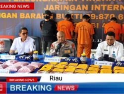 Ribuan Tersangka Narkotika Diciduk Polda Riau Sampai April 2026