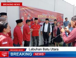 Ketua DPD PDI-Perjuangan Sumut Memberikan 1 Ekor Sapi Kurban