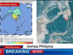 Peringatan Tsunami Untuk 5 Provinsi Pasca Gempa Magnitudo 7,7  Plilipina