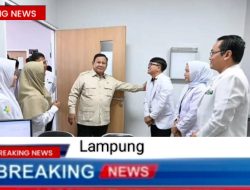 Prabowo Subianto Meresmikan Rumah Sakit Umum di Pesisir Barat