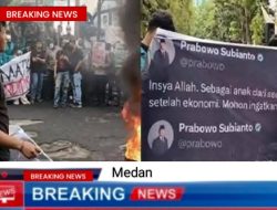Aksi Menolak Kehadiran Wakil Ketua DPRD Sumut, Sutarto dan Meminta Ketua DPRD Sumut, Erni Ariyanti Sitorus Turun Langsung