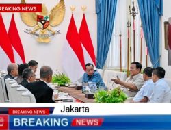Rapat Terbatas Kabinet Merah Putih Dipimpin Langsung Prabowo Subianto