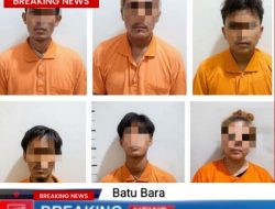 Enam Tersangka Kasus Narkoba Diamankan Polres Batu Bara