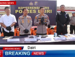 Polres Dairi Berhasil Ringkus 38 Tersangka Dari 29 Kasus Narkoba Periode April – Juni 2026