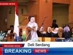 Bupati Labuhanbatu Dr.Hj,Maya Hasmita Sp.OG,M.KM Menghadiri Sidang Senat Terbuka Wisuda Periode ke 2 di Deli Serdang
