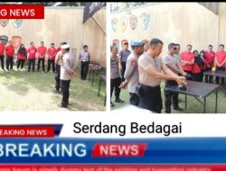 Polres Sergai dan Pengadilan Agama Gelar Latihan Menembak Bersama Pererat Sinergi Antara Lembaga