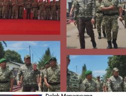 Menhan Sjafrie Sjamsoeddin Mengunjungi Markas Yonif TP 902  SRI PADUKA GOCAH di Dolok Manampang