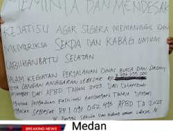 Koalisi Bersatu Dewan Pimpinan Cabang Ikatan Mahasiswa Sumatera Utara -Jakarta Kepung Kejati Sumut