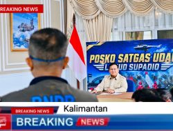Tiba di Kalimantan Barat Presiden Prabowo Subianto Langsung Pimpin Rapat