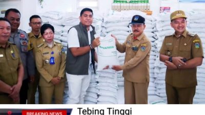 Pemko Tebingtinggi Salurkan 717 ton Beras Bantuan Pangan, Walikota: Bentuk Kepedulian Pemerintah