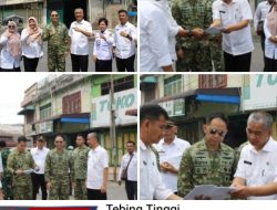 SEKDA Tebing Tinggi Bersama Tim SATGAS NASIONAL Tinjau Lokasi Terdampak Banjir