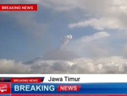 Gunung Semeru di Perbatasan Lumajang dan Malang Kembali Erupsi