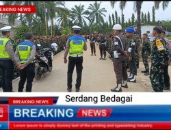 SATLANTAS  SERGAI DAN TNI TP 902 SRI PADUKA GOCAH SERTA SUPDEMPOM 1 GELAR POLANTAS KARIB